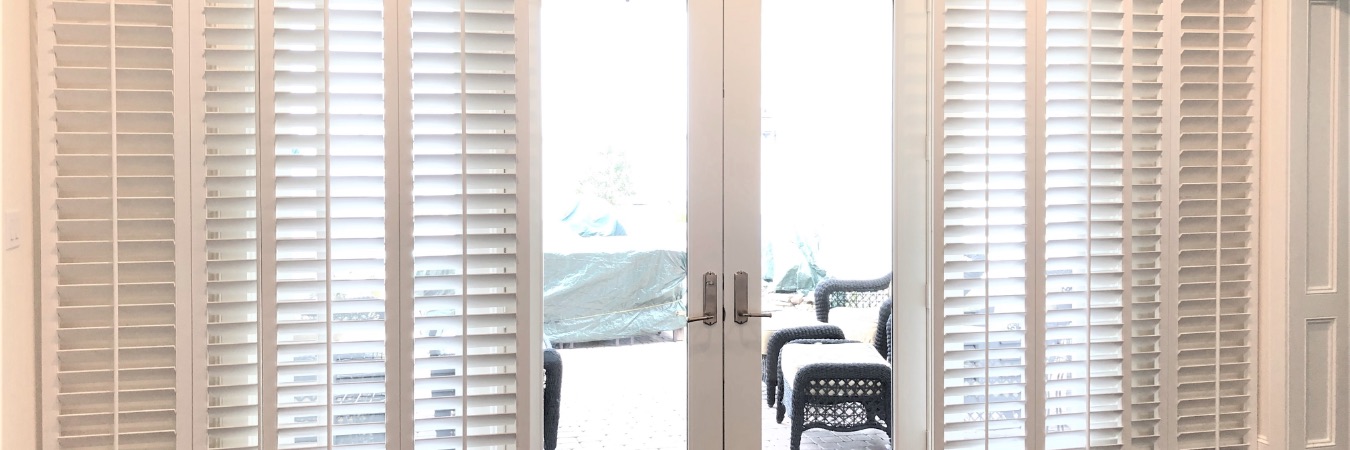 Sliding door shutters in Gainesville